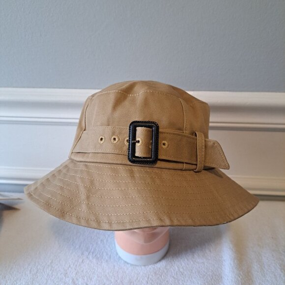 NA-KD Buckle‎ Detail Bucker Hat Beige Safari Fish  Explorer Hat Size M/L NWT - Picture 1 of 8